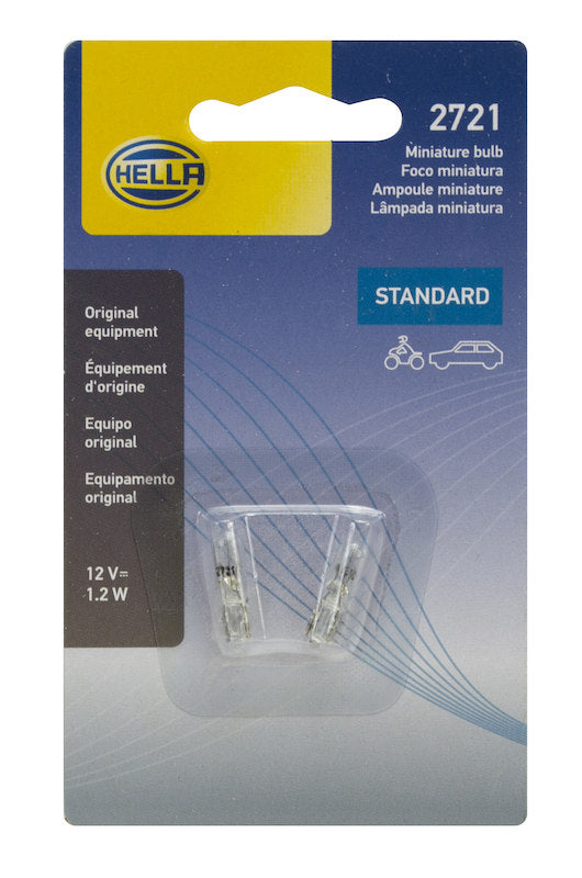 Hella Bulb 2721 12V 12W W2X46D T15 (2) 2721TB