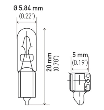 Hella Turn Signal Light Bulb 2741 image 2
