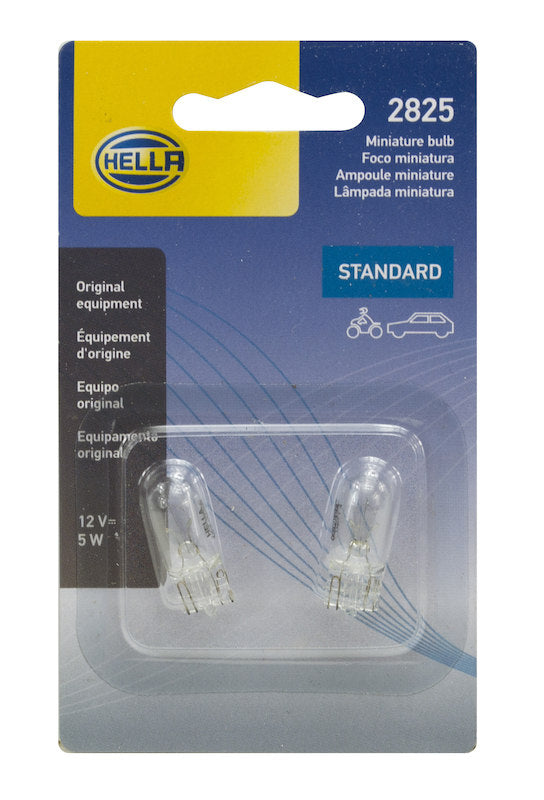 Hella Bulb 2825 12V 5W 4Cp W21X95D T325 (2) 2825TB
