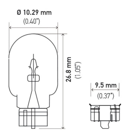 Hella Multi-Purpose Light Bulb 2845