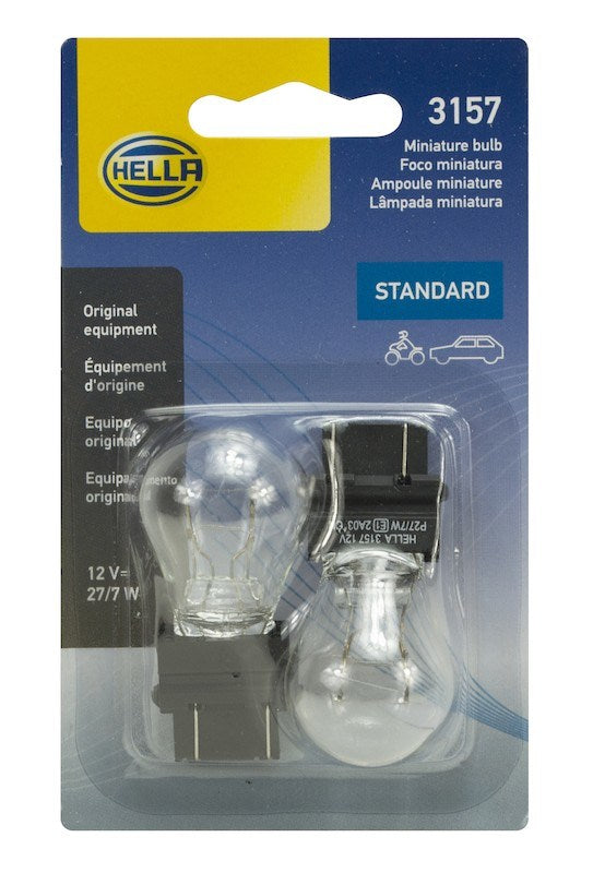 Hella Bulb 3157 12V 27/7W W25X16Q S8 (2) 3157TB