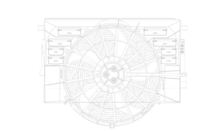 Behr A/C Condenser Fan Assembly