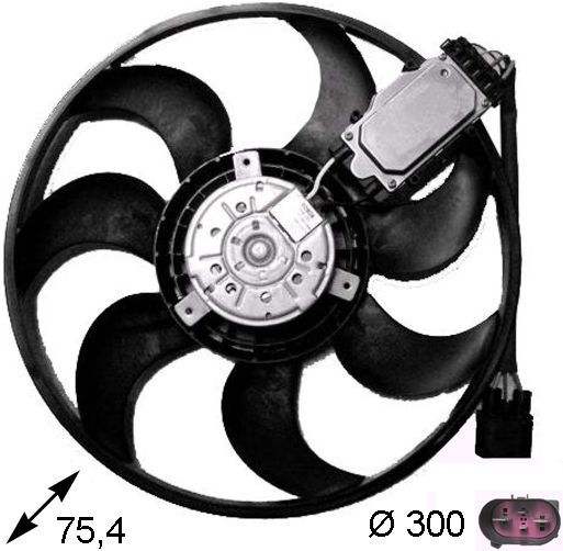 Behr Engine Cooling Fan Motor