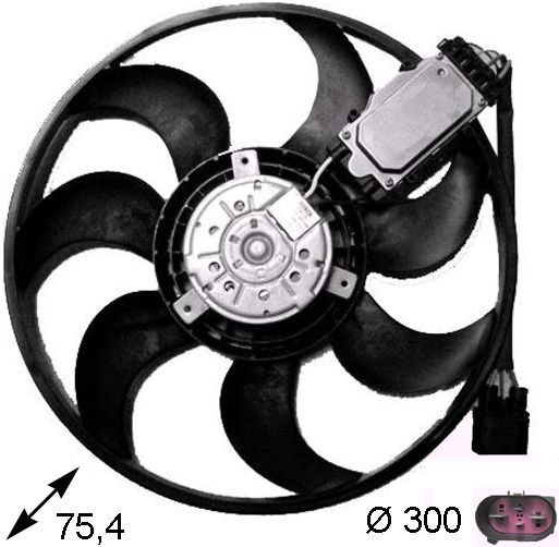 Behr Engine Cooling Fan Motor