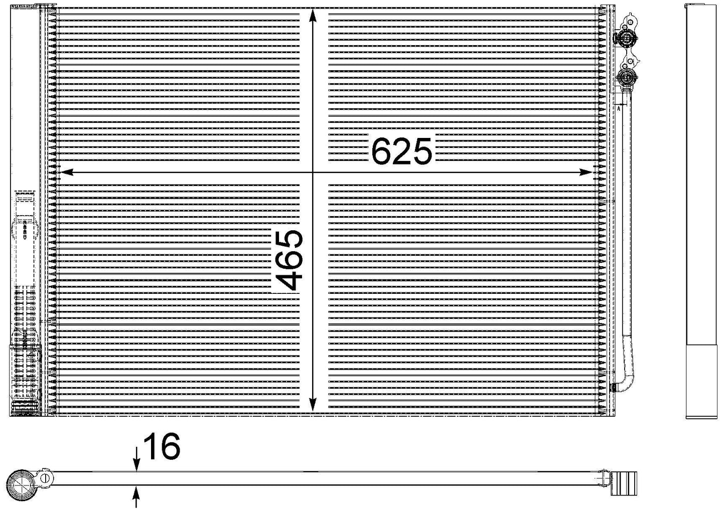Behr A/C Condenser