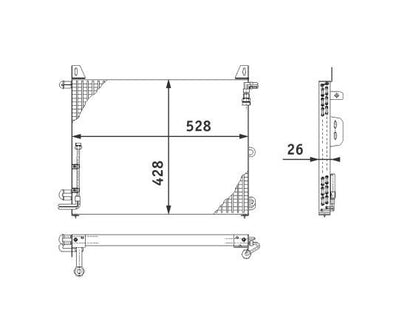 Behr A/C Condenser