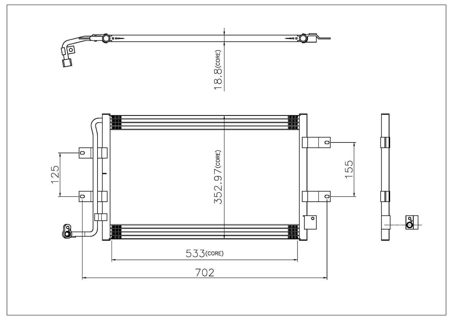 Behr A/C Condenser