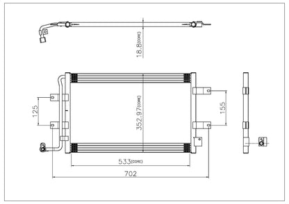 Behr A/C Condenser