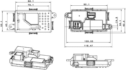 Behr HVAC Blower Motor Resistor
