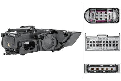 Hella Headlight Assembly 354840051