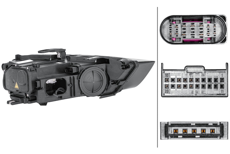 Hella Headlight Assembly 354840051