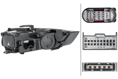 Hella Headlight Assembly 354840051