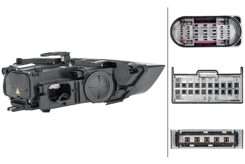 Hella Headlight Assembly 354840051
