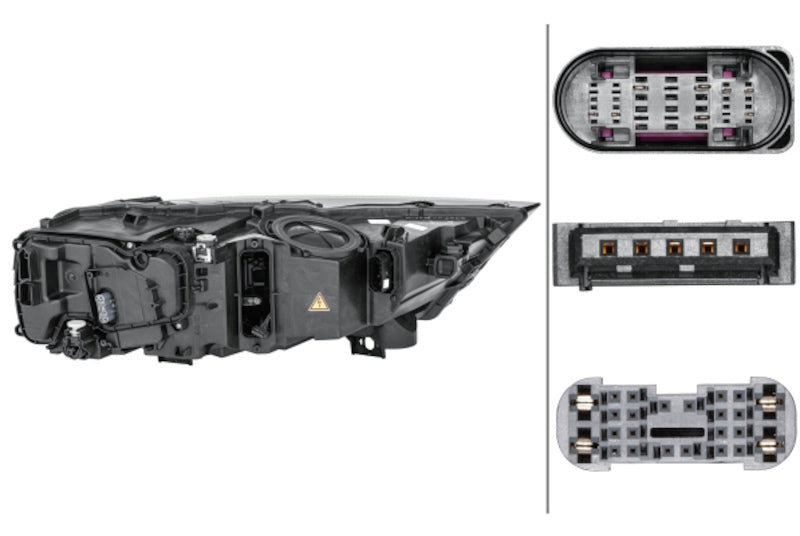 Hella Headlight Assembly 354841051