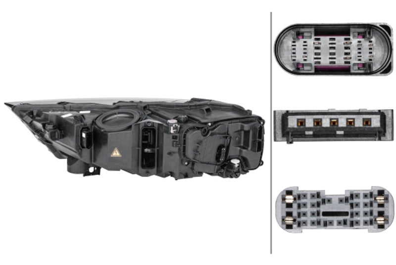 Hella Headlight Assembly 354841061