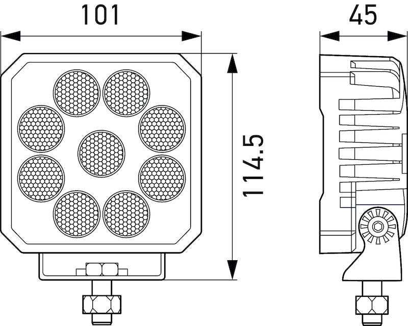 Hella ValueFit LED Work Light TS3000 LED MV CR LT 357112002