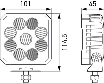 Hella ValueFit LED Work Light TS3000 LED MV CR LT 357112002