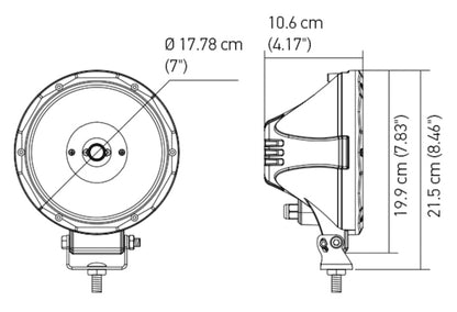 Hella Lamp 7' 1led Ped Off Rd S