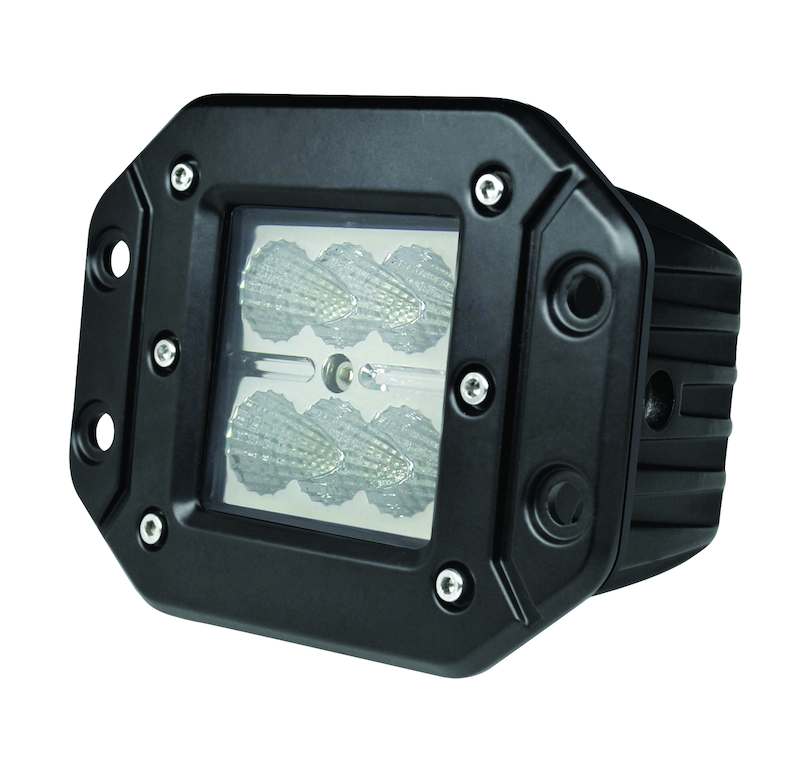 Hella Cube 6 Led Off Rd Kit Flsh