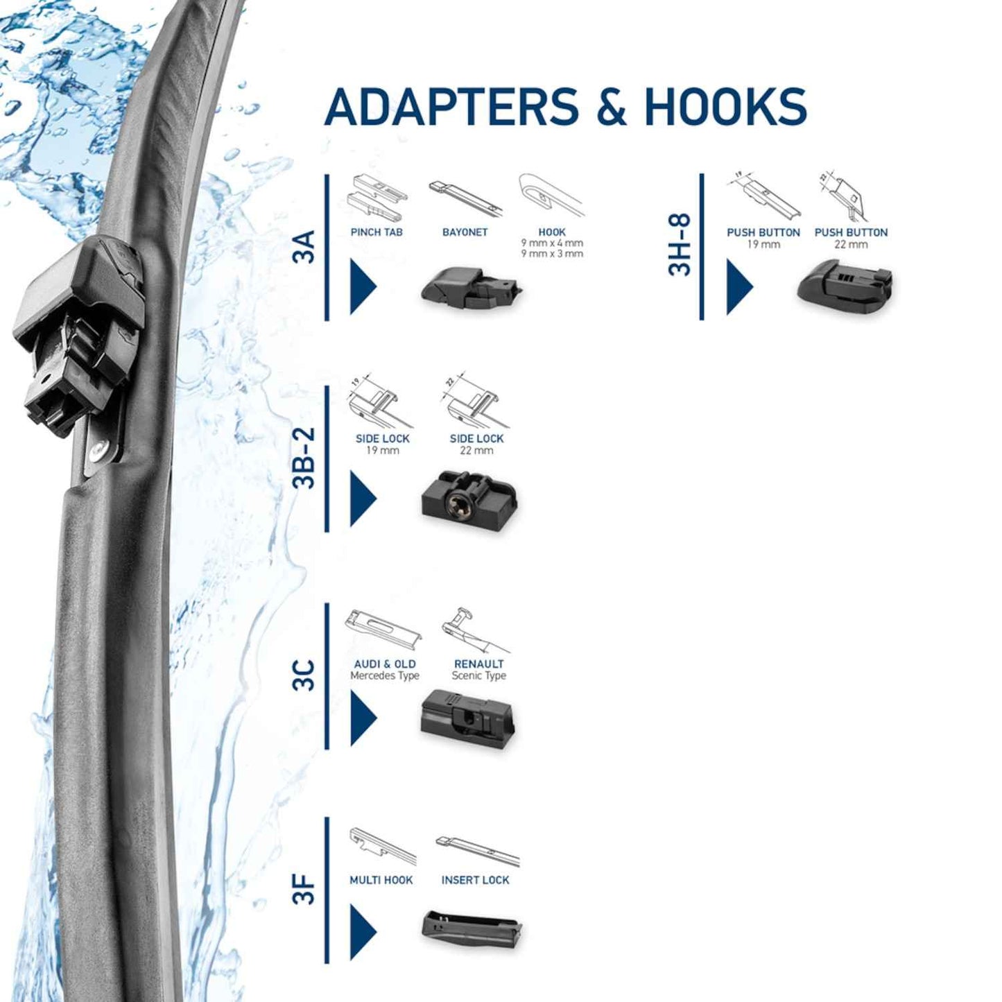 Hella Windshield Wiper Blade 358004181