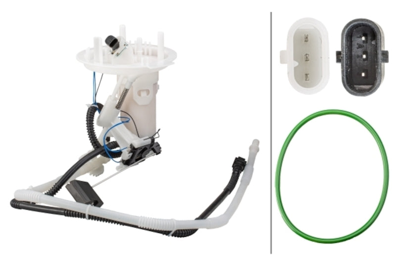 Hella Fuel Pump and Sender Assembly 358146711