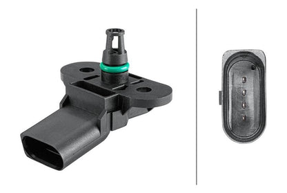 Pierburg distributed by Hella Manifold Absolute Pressure Sensor 358152221