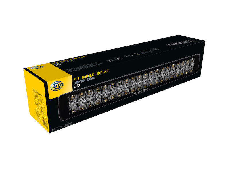 Hella Universal Black Magic 21in Double Light Bar - Driving Beam 358176401