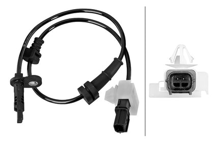 Hella ABS Wheel Speed Sensor 358218741 image 3
