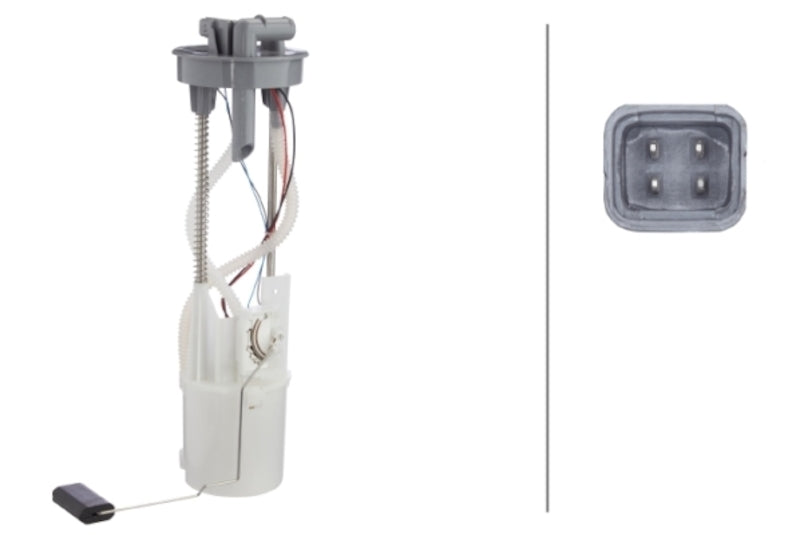 Hella Fuel Pump and Sender Assembly  top view frsport 358302231
