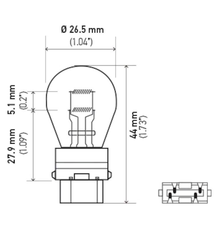 Hella Automatic Transmission Indicator Light Bulb 3757A