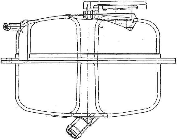 Behr Engine Coolant Recovery Tank
