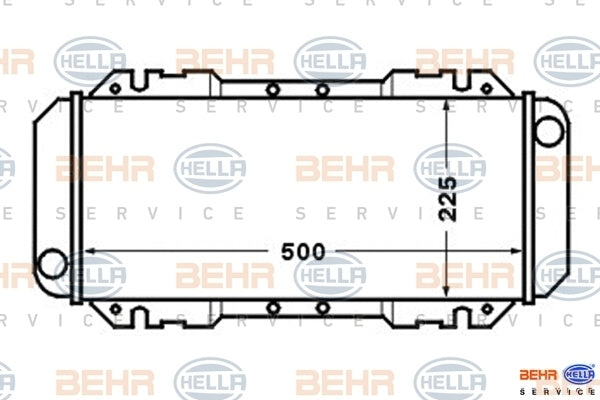 Hella Engine Coolant Recovery Tank