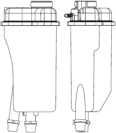 Behr Engine Coolant Recovery Tank