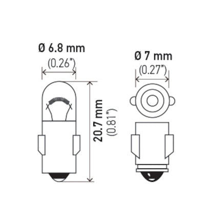 Hella Turn Signal Light Bulb 3799 image 2