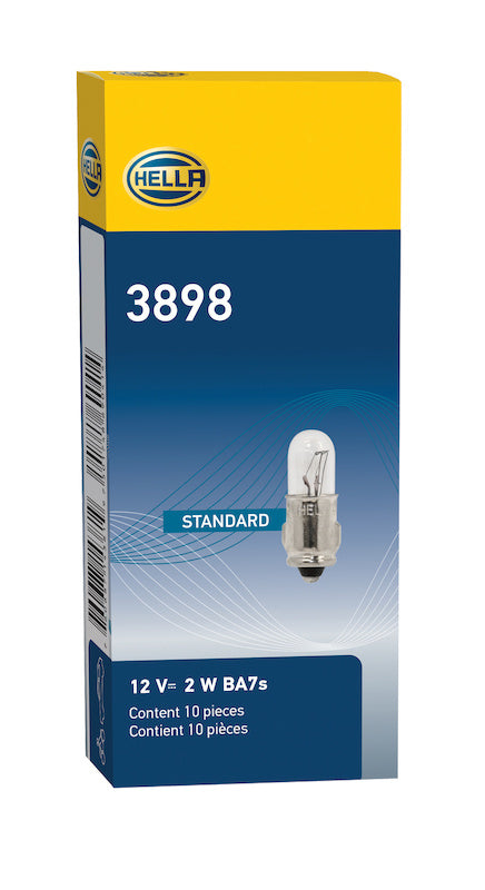 Hella 3898 12V 2W BA7s T2 Halogen Bulb (Min Order Qty 10) 3898