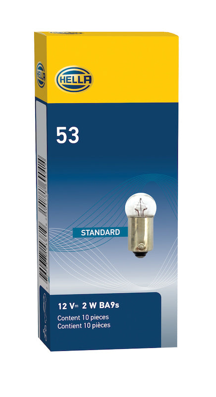 Hella Bulb 53 12V 2W 1CP BA9s G3.5 53