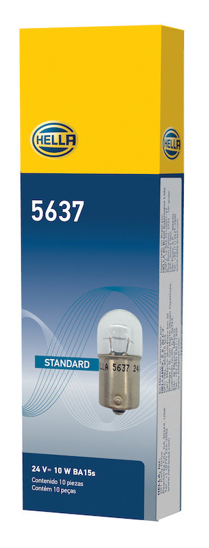 Hella Bulb 5637 24V 10W BA15s B6 5637
