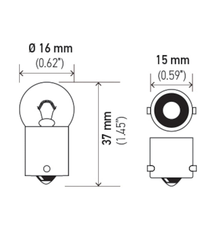 Hella Turn Signal Light Bulb 63 image 2