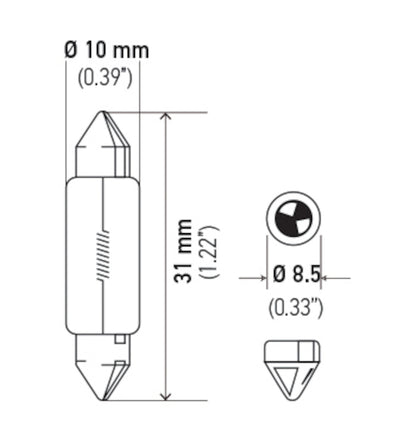 Hella Multi-Purpose Light Bulb 6429