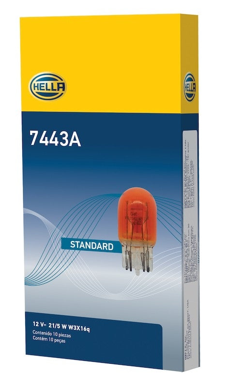 Hella Turn Signal Indicator Light Bulb 7443A