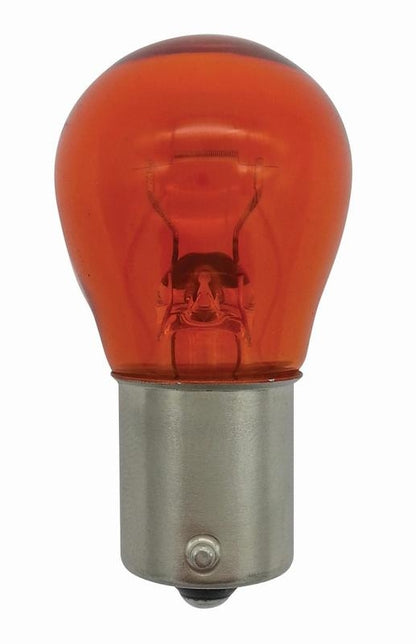 Hella Bulb 12V 21W Ba15S S8 Amber (2) 7506ATB