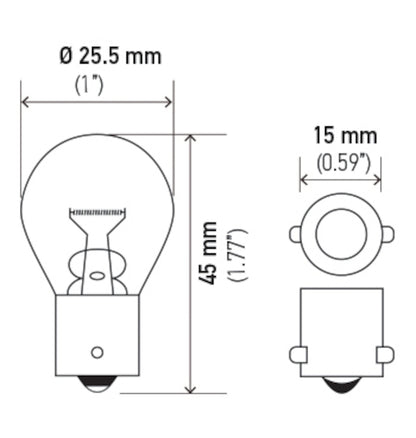 Hella Fog Light Bulb 7506A image 2