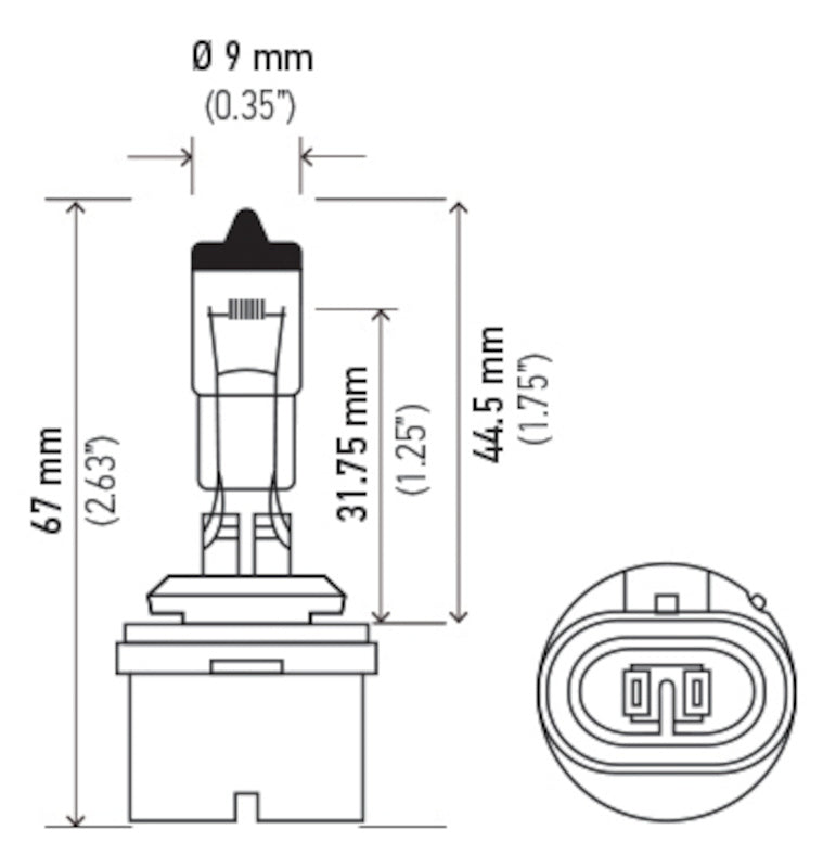 Hella Bulb 880 12V 27W PG13 T3.25 880