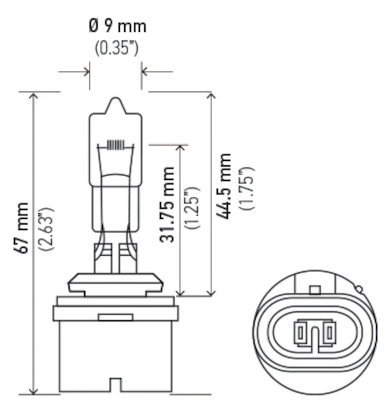 Hella Bulb 885 12V 50W PG13 T3.25 885
