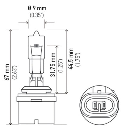 Hella Bulb 885 12V 50W PG13 T3.25 885