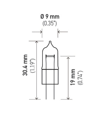 Hella Bulb 891 12V 8W G4 T325 891