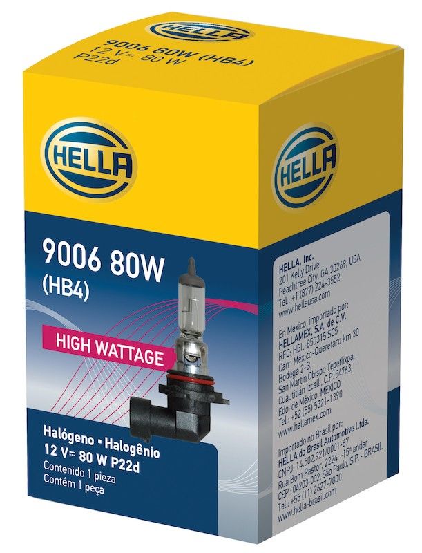 Hella 9006 H80 Bulb 9006/HB4 12V 80W
