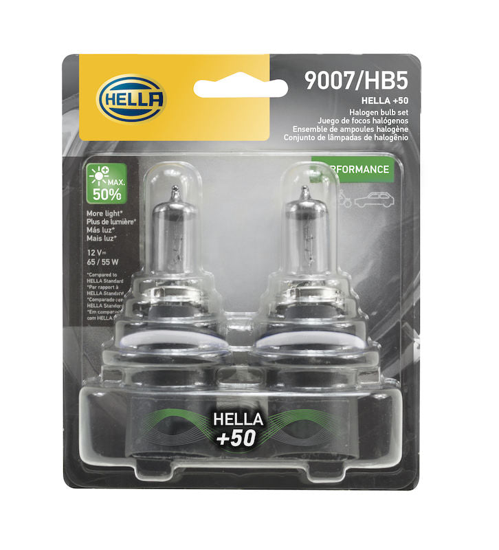 Hella Bulb 9007 12V 65/55W Px29T T4625 +50(2) 9007P50TB