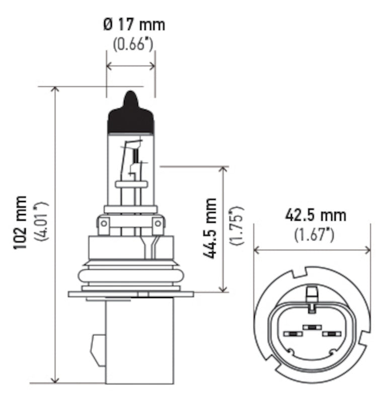 Hella Headlight Bulb 9007P50