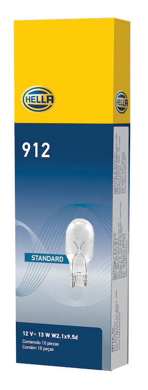 Hella Bulb 912 12V 13W W2.1X9.5d T5 912